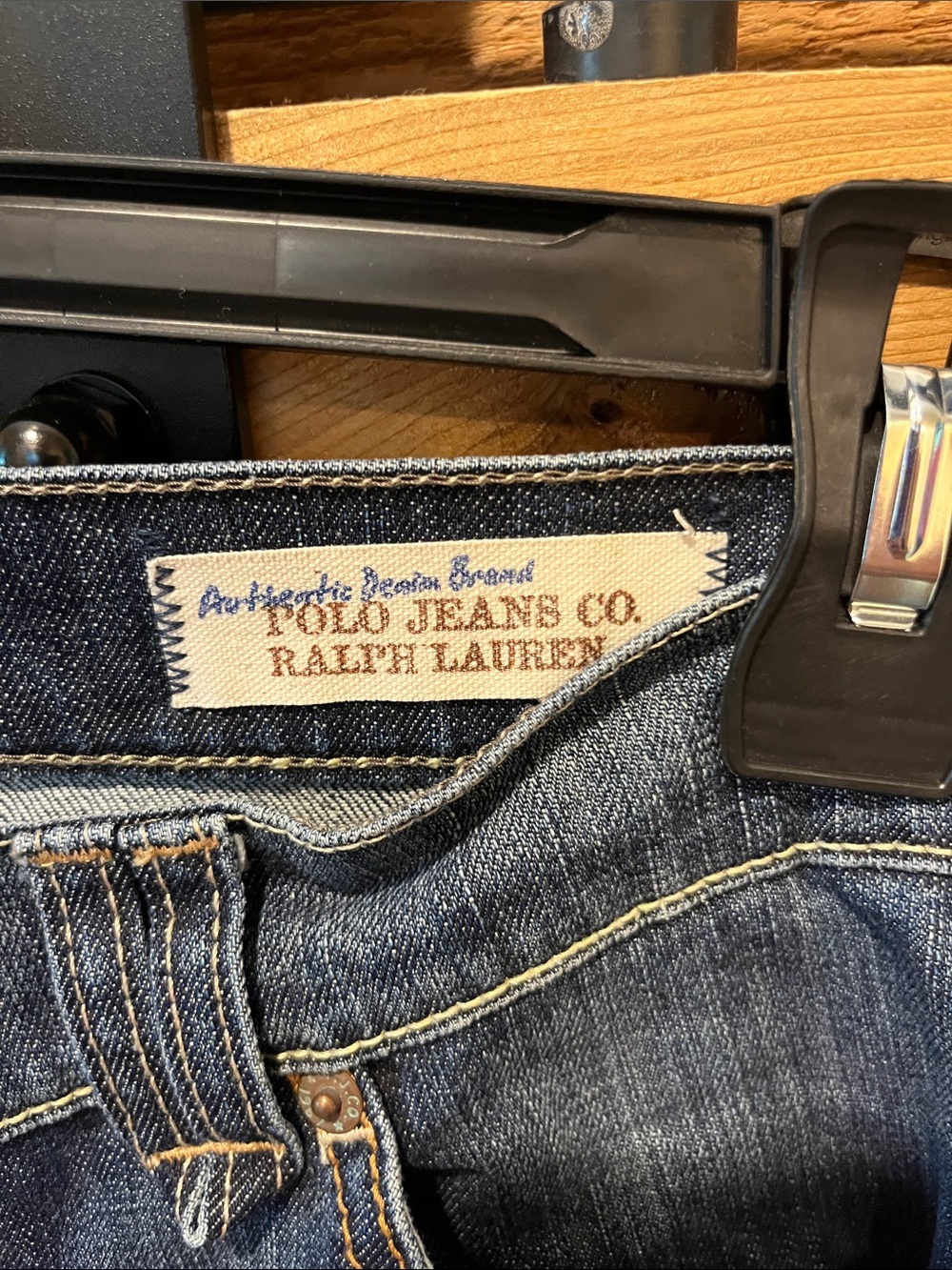 Polo by Ralph Lauren Medium Blue Flared Jeans - Picture 2 of 10
